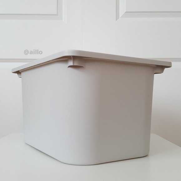 IKEA TROFAST Storage box, gray LARGE - Picture 3 of 15